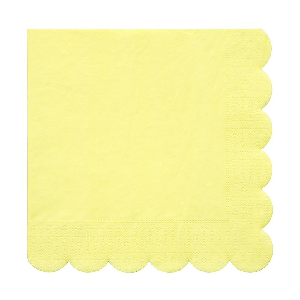Pastel Yellow Side Napkins