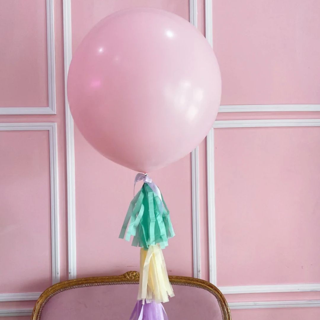Jumbo Balloon With Tassels