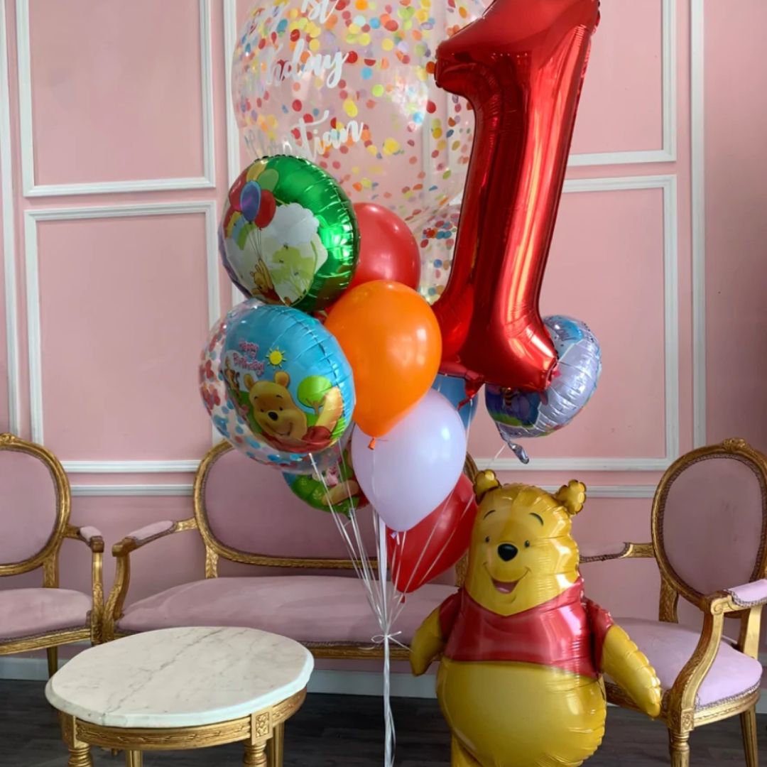 Winnie The Pooh Balloon Bouquet