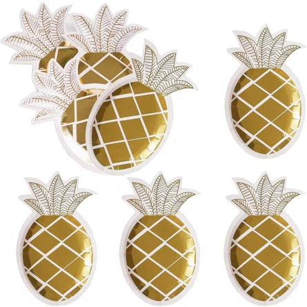 Pineapple Paper Plates