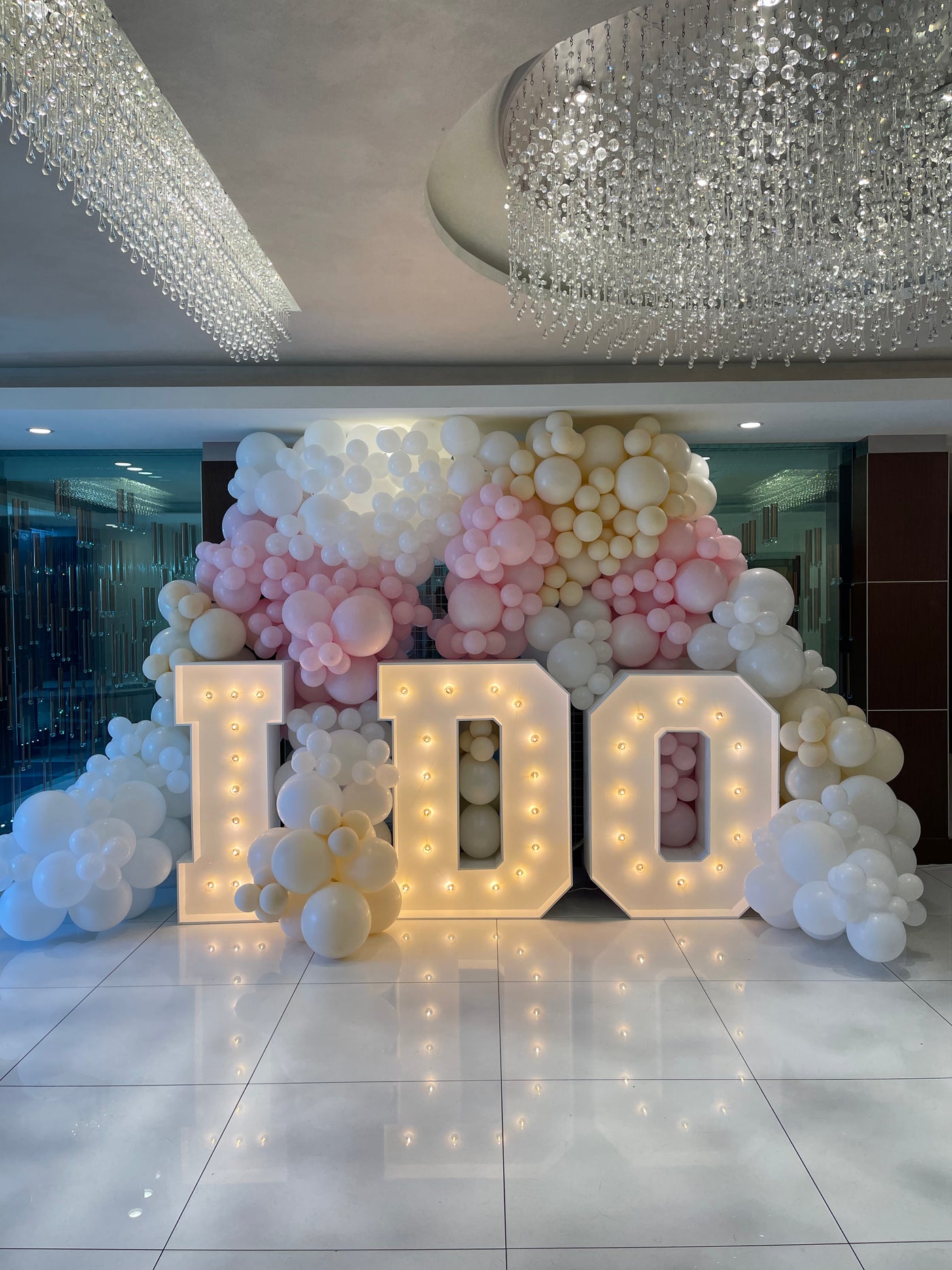“I DO” Marquee Lights