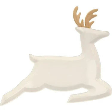 Porcelain Reindeer Plates